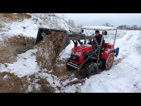 Видео: Загнал его в карьер! Жестокие испытания погрузчика с ковшом!