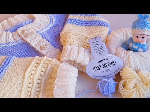 Видео: Кофточка из Drops  Baby Merino #ТатьянаКильмяшкина #МирВышивки