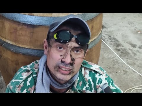 Видео: Запекание дубовой бочки для виски @gossuga