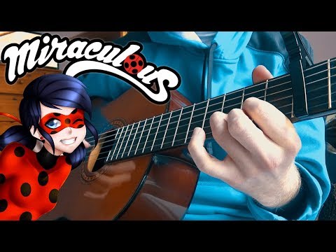 Видео: Леди Баг и Супер-Кот - Главная тема (Фингерстайл гитарный кавер) + Табы/Ноты