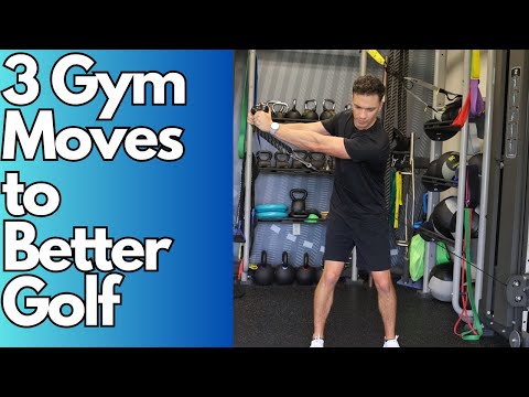 Видео: 3 упражнения в спортзале для лучшей игры в гольф!