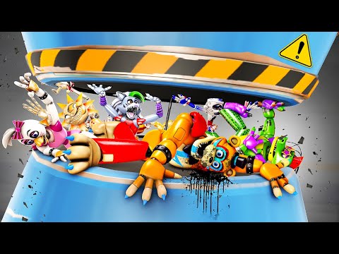 Видео: 1000 ТОНН! АНИМАТРОНИКИ СЕКЬЮРИТИ БРИЧ ПРОТИВ ГИДРАВЛИЧЕСКОГО ПРЕССА! УГАР И БЕЗУМИЕ В Garry`s Mod