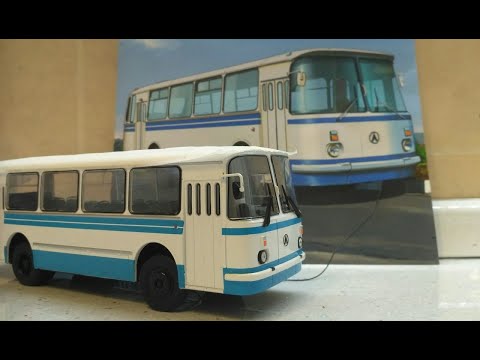 Видео: Р/У модель автобуса ЛАЗ-695н в масштабе 1/43 серия 2