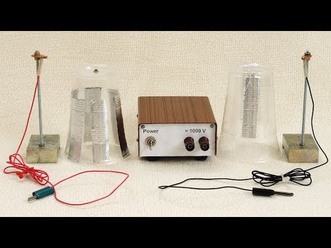 Видео: Низковольтный электростатический мотор | Физический эксперимент