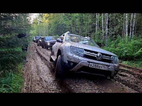 Видео: Приключения для стоковых внедорожников. Лесовозная просека вот это испытание! Санкт-Петербург 4Х4