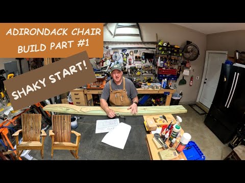 Видео: Сможет ли новичок сделать этот стул? Сборка стула Адирондак. Часть 1