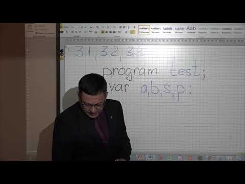 Видео: Урок "Начало программирования на языке Паскаль" 8 класс