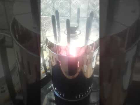 Видео: Модернизация электрошашлычницы чтоб с настоящим дымом, дымком. Все как на углях!