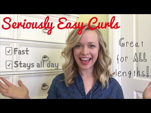 Видео: Как завить волосы, чтобы они держались! Подходит для новичков!