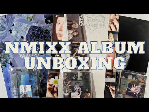 Видео: NMIXX — распаковка альбома Blue Valentine (версии Target и Poca)