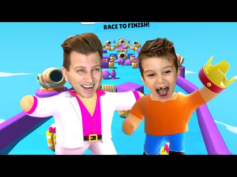 Видео: КРИСТИЯН МЕ УЧИ ДА ИГРАЯ STUMBLE GUYS