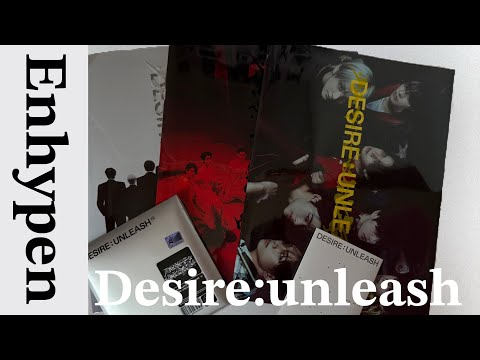 Видео: 🖤распаковка альбомов enhypen “desire:unleash”🖤
