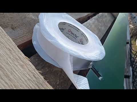 Видео: Дача, КЛЕЮ ДВУХСТОРОННИЙ СКОТЧ НА КАПЕЛЬ НИК КРЫШИ...Бердянск Запорожская