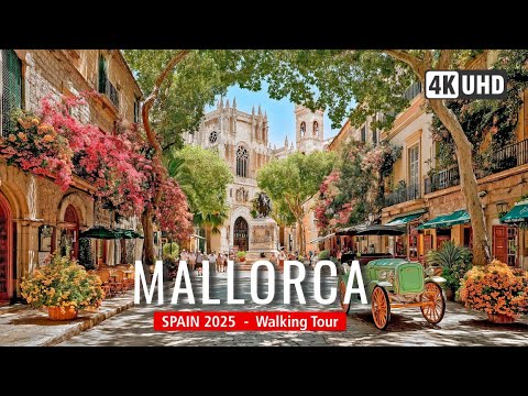 Видео: Пешеходная экскурсия по Майорке 🇪🇸: исследуйте улицы, культуру и побережье Майорки! [4k60]