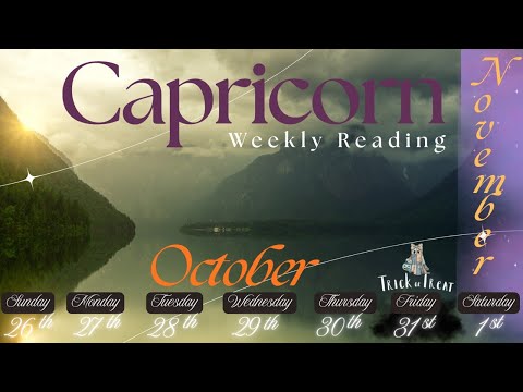 Видео: Козерог 🫨Кто-то очень хочет поговорить с 🫵Вами! 💥Еженедельное чтение с воскресенья 26 октября по ...