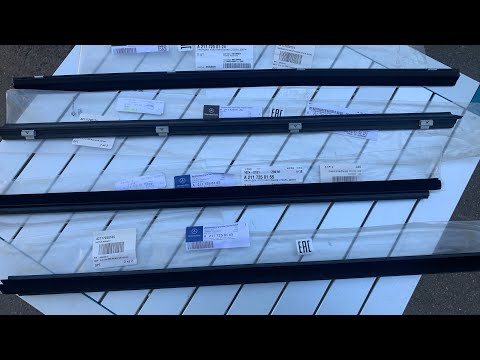 Видео: W211.бархотки / уплотнение дверей / окон