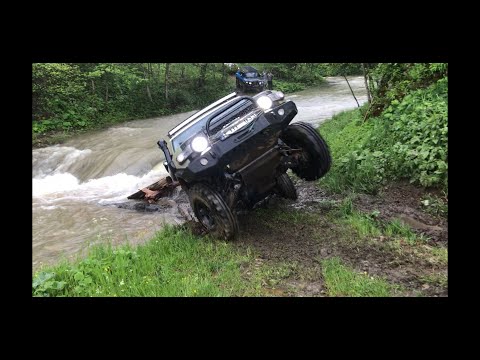 Видео: Мокрые Карпаты по рекам и хребтам! wet Carpathians. Along rivers and ridges. Toyota 4runner, FJ