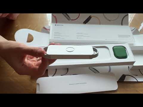 Видео: Распаковка Apple Watch 7 green из Розетка