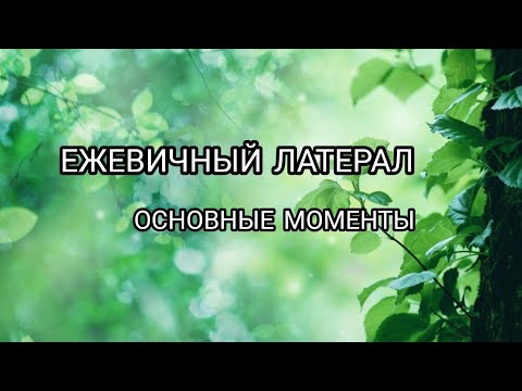 Видео: Ежевичный латерал. Что это такое? Наглядно показываю
