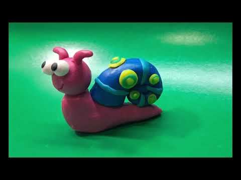 Видео: Легко и просто. Весёлая улитка из пластилина. Plasticine snail | Art Time 