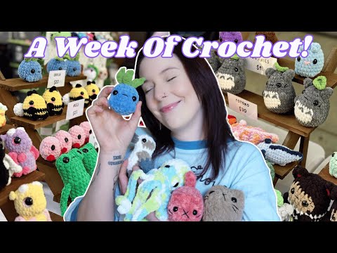 Видео: Неделя подготовки к рынку и куча пряжи! || Видеоблог о вязании крючком амигуруми