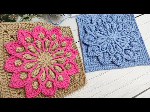 Видео: Королевский мотив крючком ✨ Crochet motif ✨