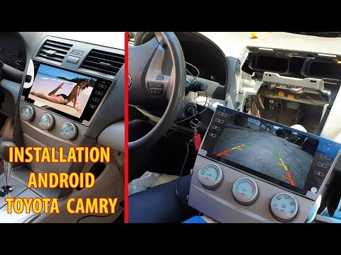 Видео: Подробная Установка Большой Android Экран и CANBUS (Кнопки руля) на Toyota Camry