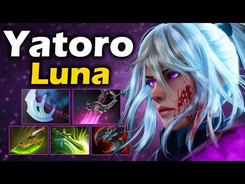 Видео: Яторо на Луне, Сильнейший Керри Патча! - Yatoro Luna 7.37 ДОТА 2