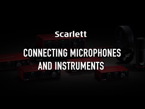 Видео: Подключение микрофонов и инструментов