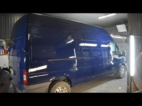 Видео: Покраска микроавтобуса Ford Transit