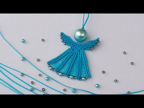 Видео: МАКРАМЕ АНГЕЛ. MACRAME ANGEL.