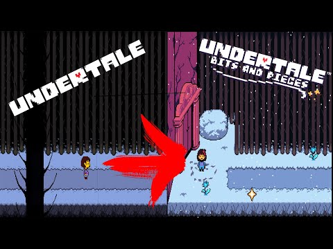 Видео: Прохождение андертейла с новой графикой | Undertale Bites and Pieces №1 Руины / Ruins