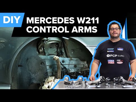 Видео: Замена переднего рычага подвески Mercedes E63 AMG (Mercedes W211 E55 AMG 2003-2011, E320, E350, E...