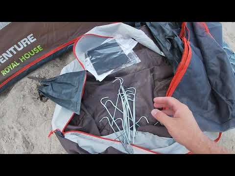 Видео: Тент Outventure Royal House - как собрать? обзор #2