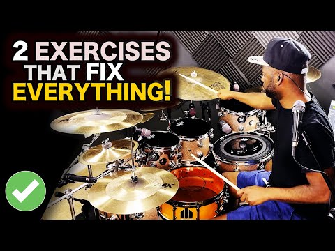 Видео: 2 упражнения, которые исправят все ваши проблемы при игре на барабанах