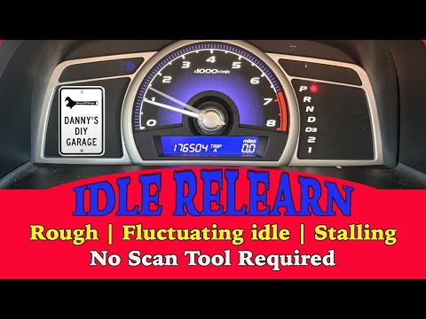 Видео: Как выполнить повторную калибровку двигателя на холостом ходу БЕЗ сканирующего прибора. Исправляе...