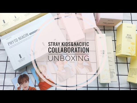 Видео: NACIFIC x STRAY KIDS Unboxing | Распаковка косметики NACIFIC с картами STRAY KIDS