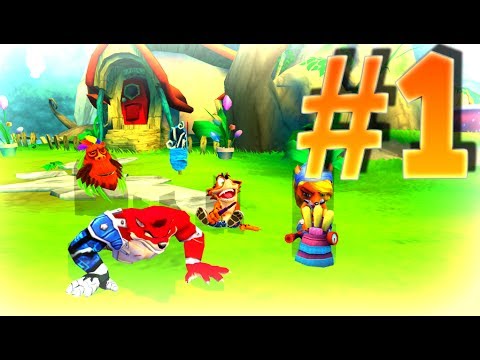 Видео: Прохождение Crash Of The Titans Часть 1