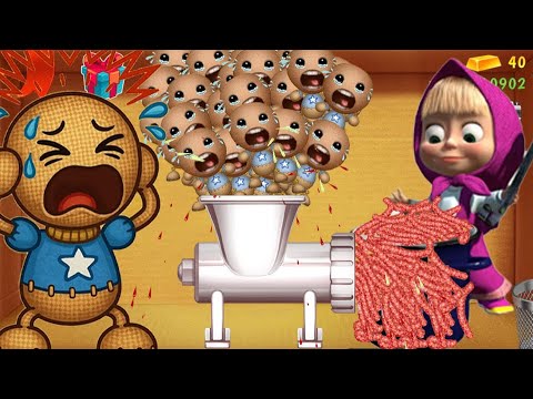 Видео: Маша против Бадди против Хоррора МЯСОРУБКА | Kick The Buddy