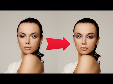 Видео: Как убрать выбившиеся волосы по контору в Photoshop.How to Remove Stray Flyaway Hairs in Photoshop