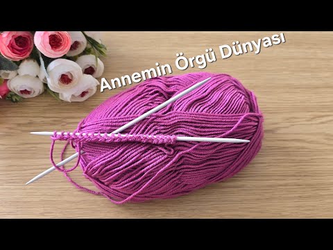 Видео: Вам понравится узор спицами дикая роза. СУПЕР