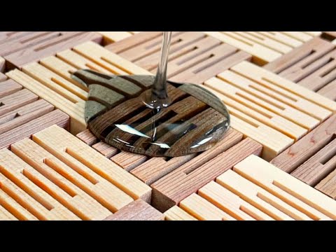 Видео: Прекрасная гармония дерева и эпоксидная смола