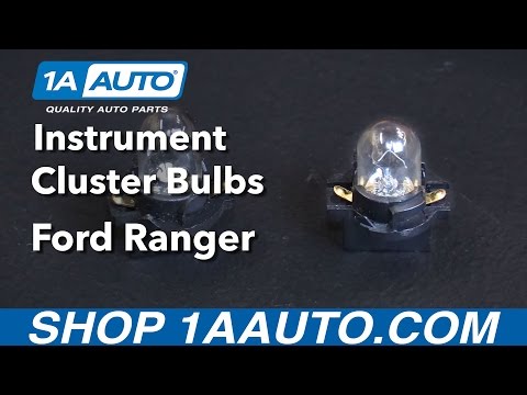 Видео: Как заменить лампочки в комбинации приборов Ford Ranger 93-03