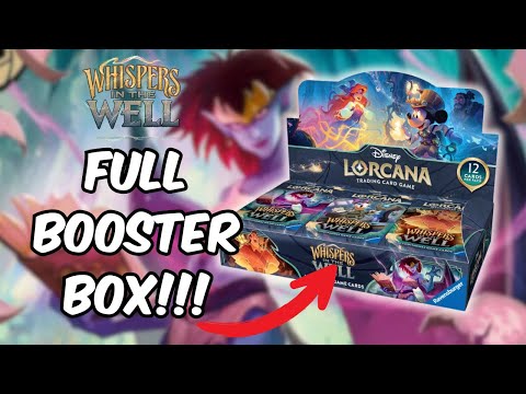 Видео: Открытие полной коробки с бустерами — «Шёпот в колодце» РАНЬШЕ! | Disney Lorcana