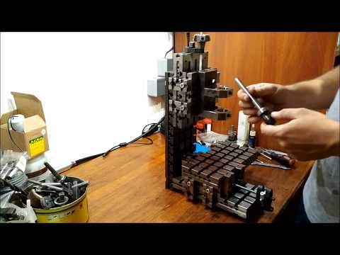 Видео: Самодельный фрезерный станок ч.2 - вертикальная ось