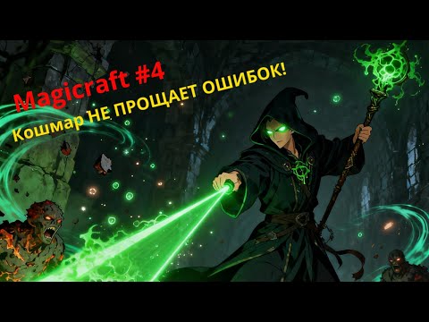 Видео: Кошмар НЕ ПРОЩАЕТ ОШИБОК! Magicraft #4 — ЯДОВИТЫЕ ЛАЗЕРЫ и эпическая смерть
