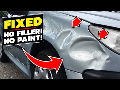 Видео: Как по волшебству! | Ремонт вмятин с помощью PDR!