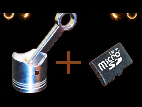 Видео: ПОРШЕНЬ + MicroSD = ? / DIY