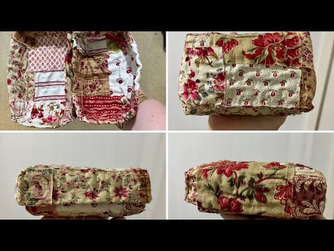 Видео: Коробка с тканями - Часть 1 #медленноешитье #медленныйстич