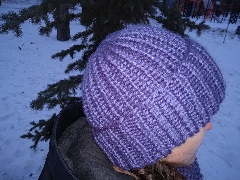 Видео: 🧢Объемная шапка спицами🧢-из толстой пряжи-ПОШАГОВО мастер класс